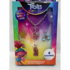 Trolls World Tour interchangeable charm bracelet